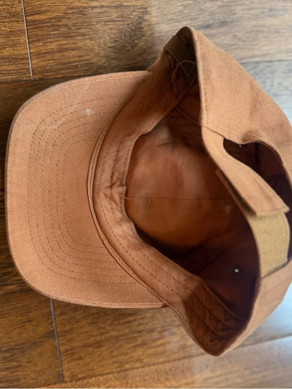 Zara Kids Classic Rust Cotton Baseball Cap One Size